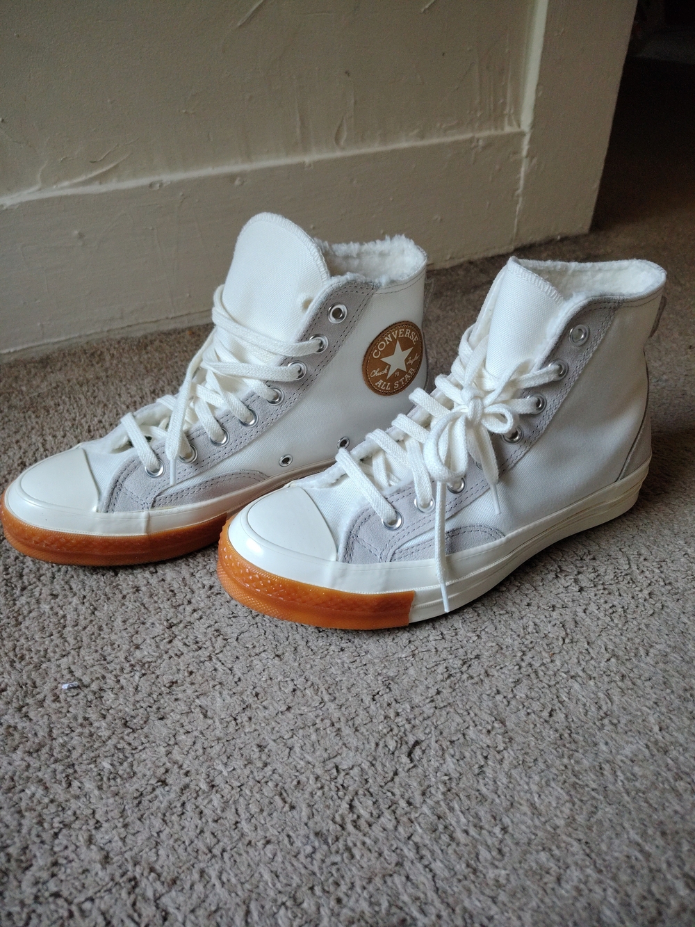 Converse Chuck 70 High 'Lined Colorblock - Vintage White Gum' A04409C